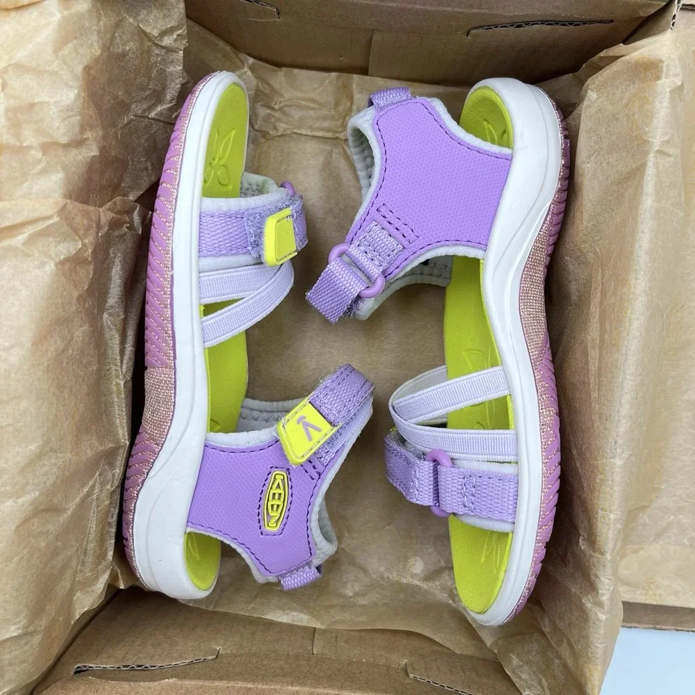 Keen Toddler Girls Outdoor Sandal Size 8‎ Lavender Adjustable Water Friendly